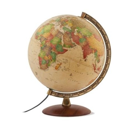 Globo terráqueo Antiquus - Estilo vintage con base de madera Globo terráqueo Antiquus - Estilo vintage con base de madera