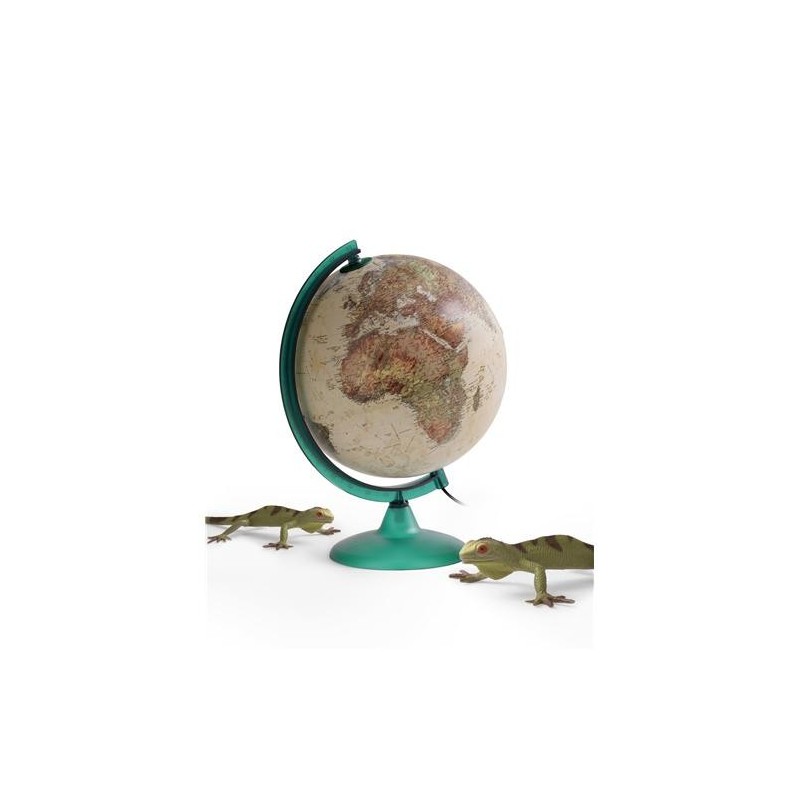 Globo Terráqueo Camaleonte | 30cm Infantil con Luz LED y Animales