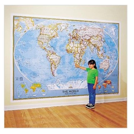 Mapamundi Mural Classic 280x193cm