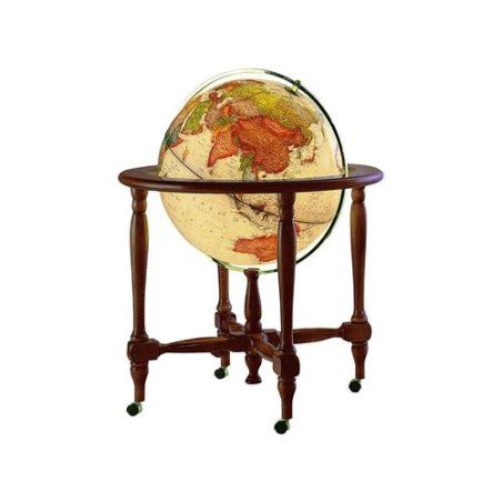 Globo Terráqueo Cinthia Antique | 50cm de Pie con Estilo clásico y con Luz