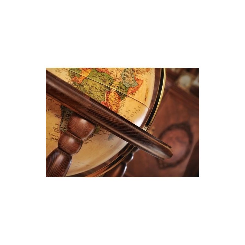 Globo Terráqueo Cinthia Antique | 50cm de Pie con Estilo clásico y con Luz