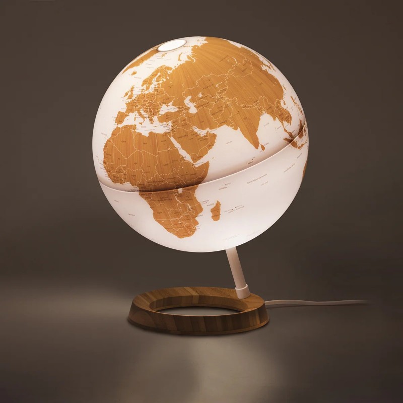 Globo terráqueo Bamboo estilo actual