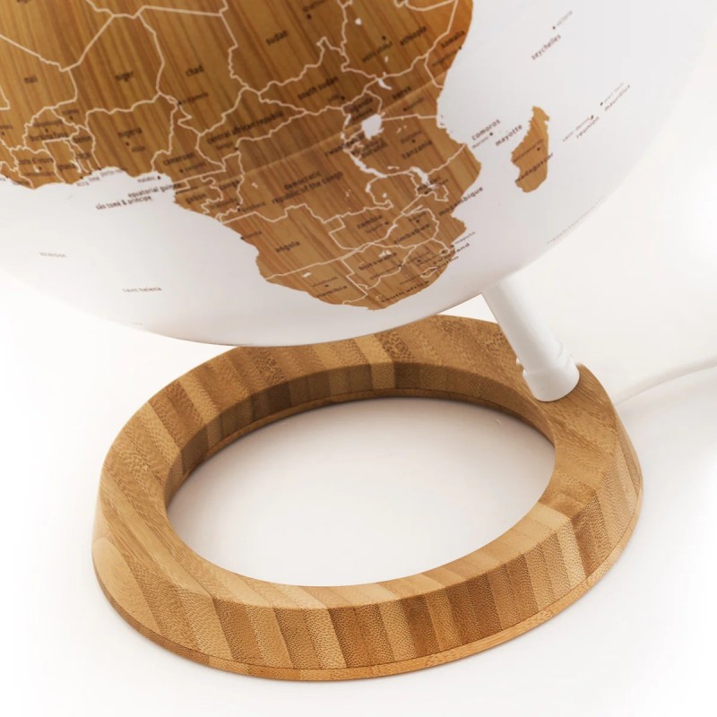 Globo terráqueo Bamboo estilo actual