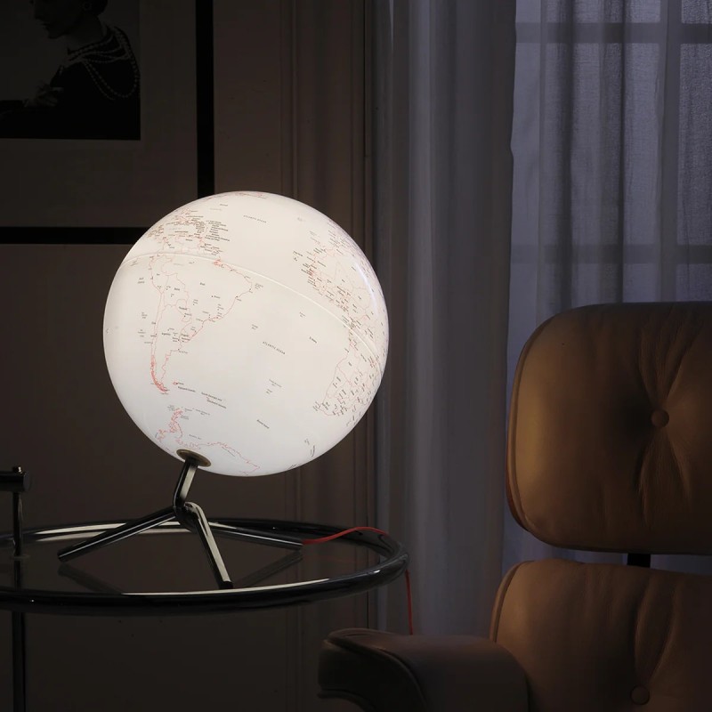 Globo terráqueo con luz NODO