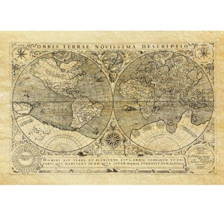 Mapamundi El Mundo 1602 de Antica