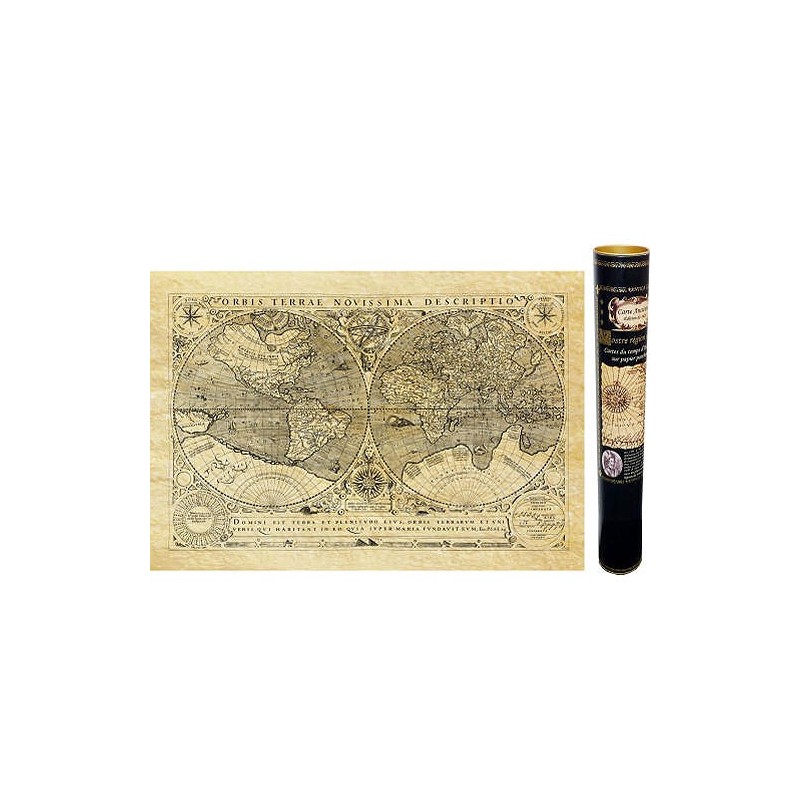 Mapamundi El Mundo 1602 de Antica