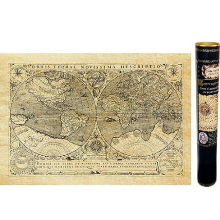 Mapamundi El Mundo 1602 de Antica