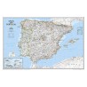 Mapa de España y Portugal Clásico de National Geographic