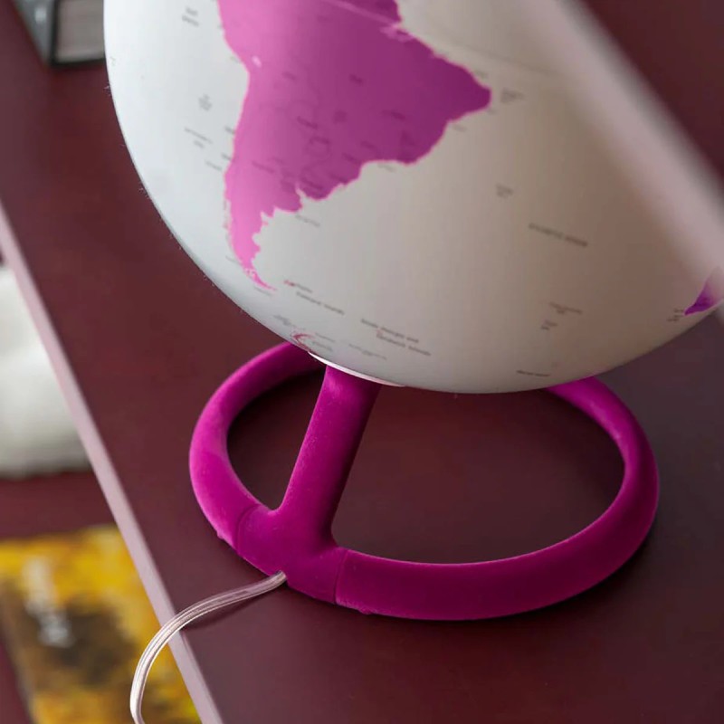 Globo terráqueo Velvet Ágata