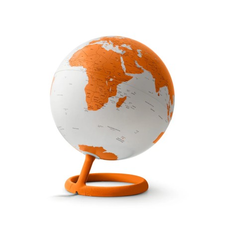 Globo terráqueo Evolve Velvet Naranja
