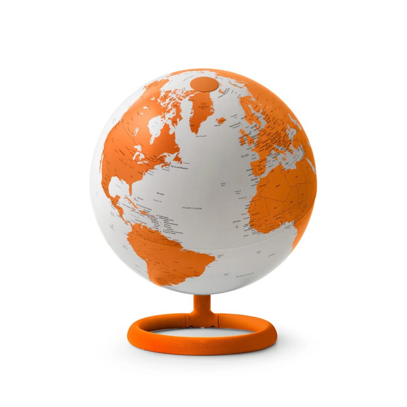 Globo terráqueo Evolve Velvet Naranja