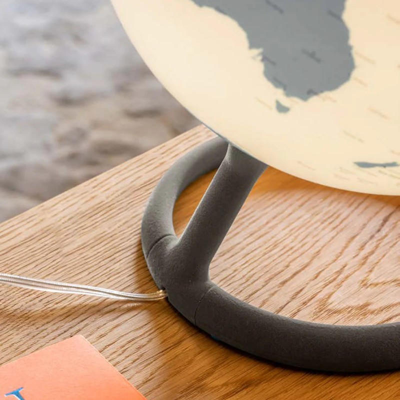 Globo terráqueo Evolve Velvet Gris