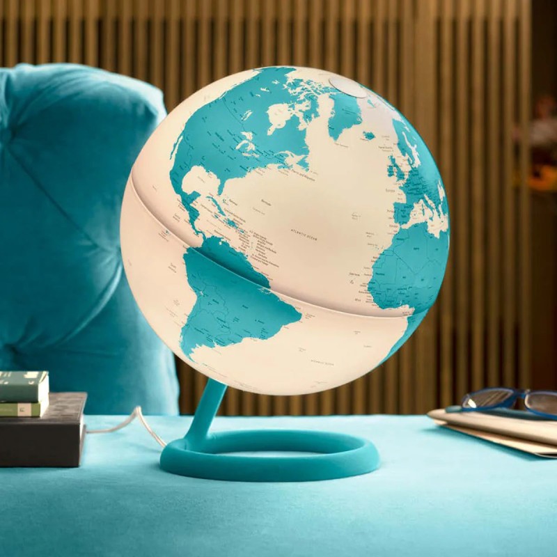 Globo terráqueo Evolve Velvet Azul