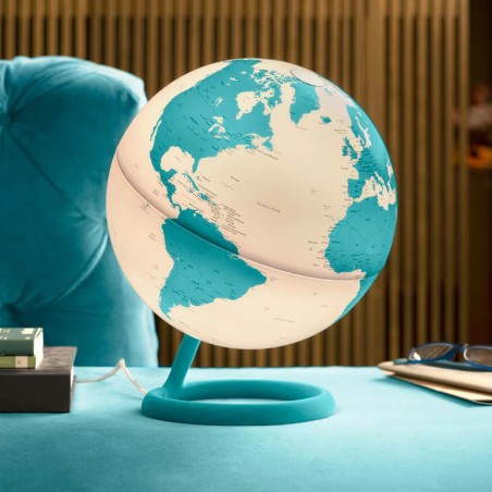 Globo terráqueo Evolve Velvet Azul