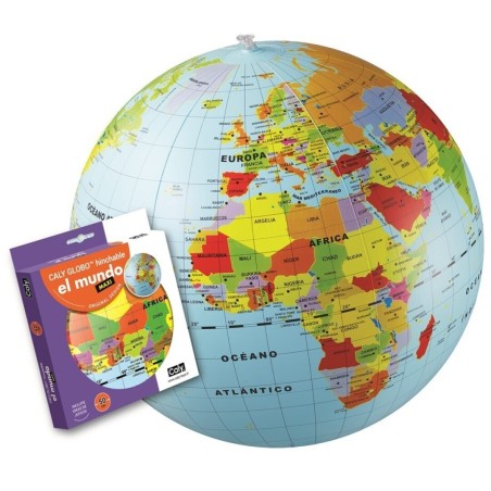 Globo terráqueo hinchable El Mundo 50