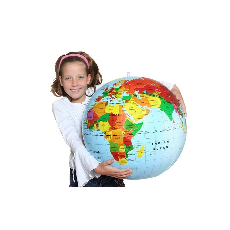 Globo terráqueo hinchable El Mundo 50