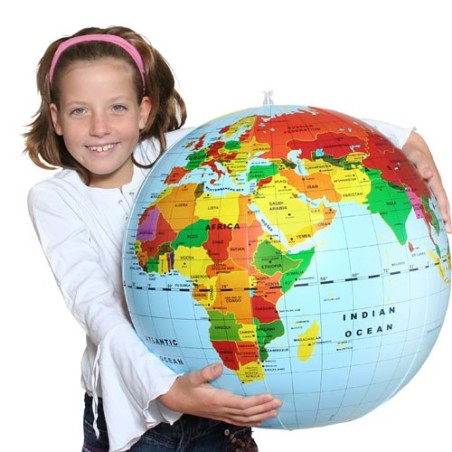 Globo terráqueo hinchable El Mundo 50