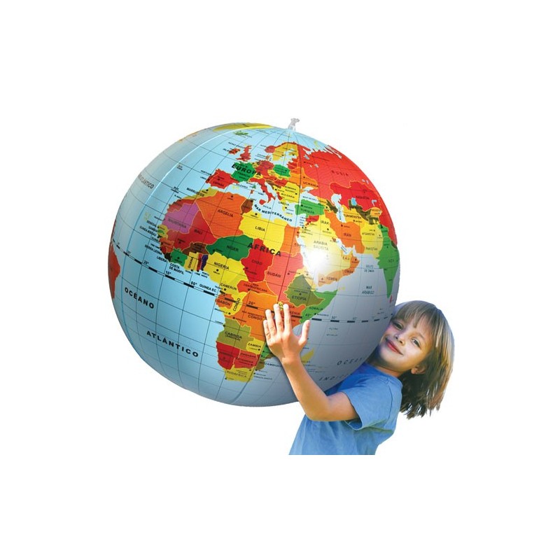 Globo terráqueo hinchable El Mundo 50