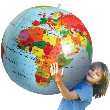 Globo terráqueo hinchable El Mundo 50