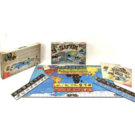 Juego de mesa SAFARI. El juego de los animales