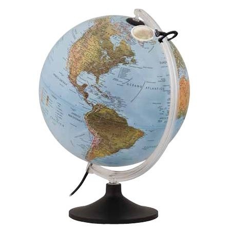 PACK MUNDO – Globo Terráqueo Lumiere + Juego de Mesa Mapamundi Ilustrado